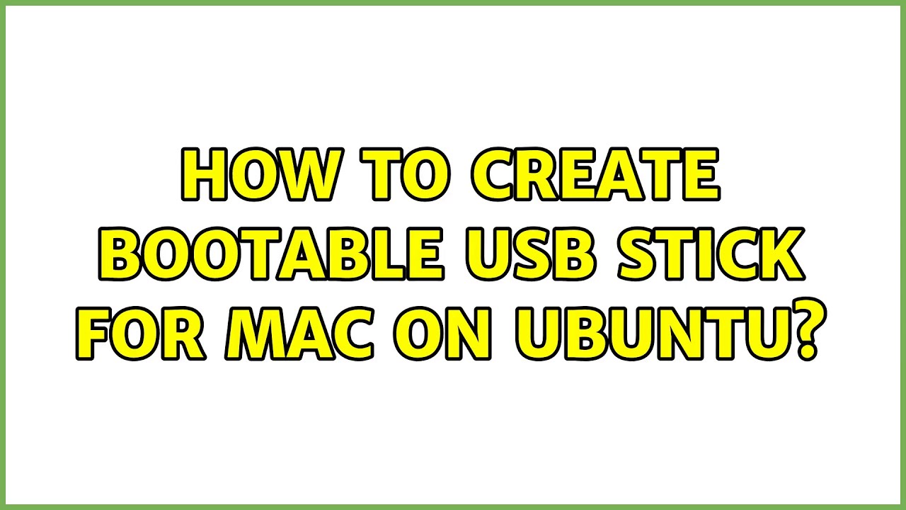 ubuntu bootable usb mac for sale